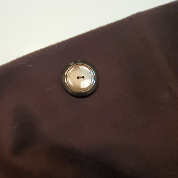 Vintage brown coat three quarter sleeve in excellent condition size M - Picture 6 of 8